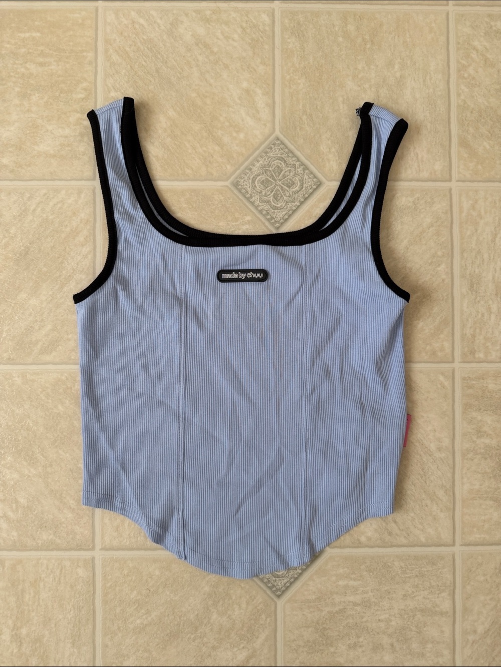 Chuu Blue Cropped Tank